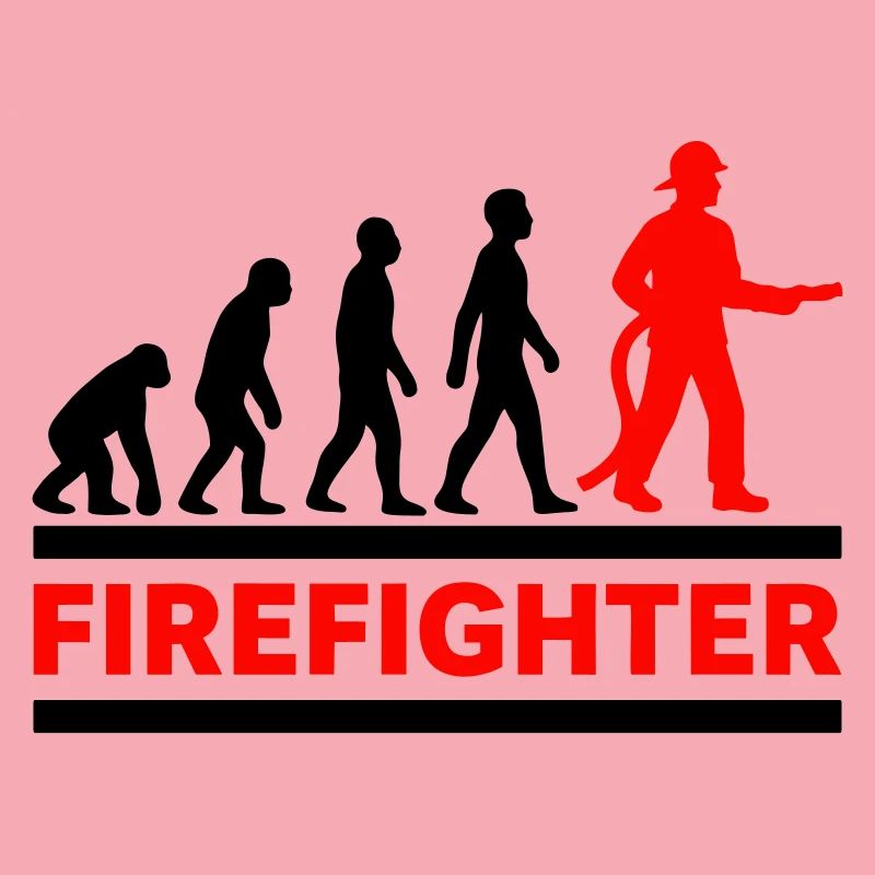 Évolution Pompier Héros Cadeau Cool