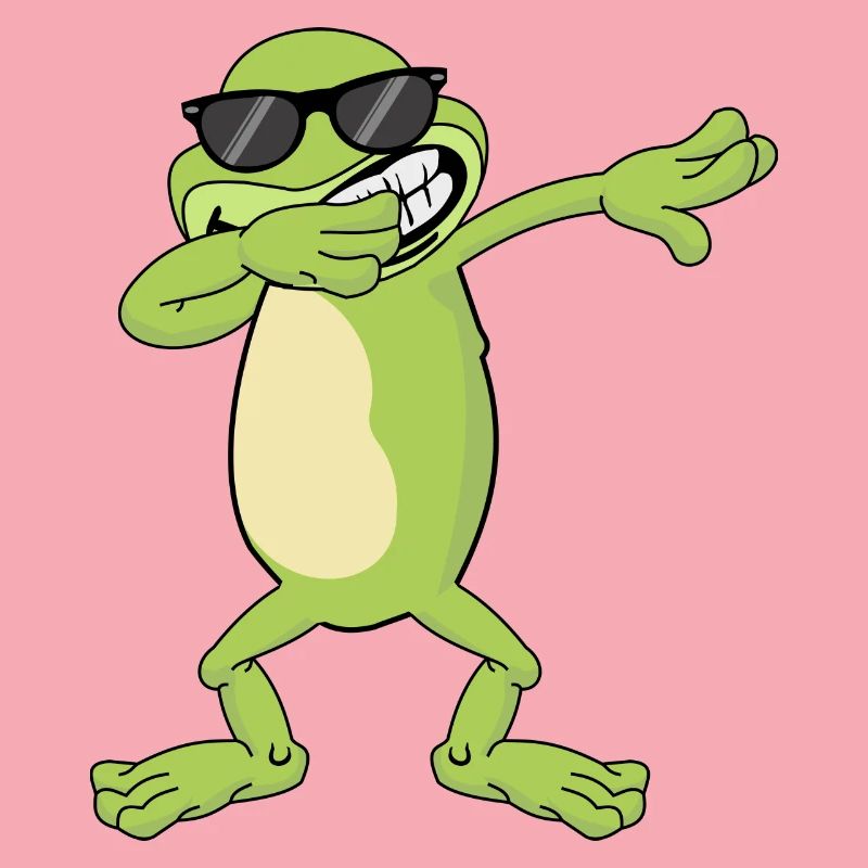 Frog Dabbing Dab Gift