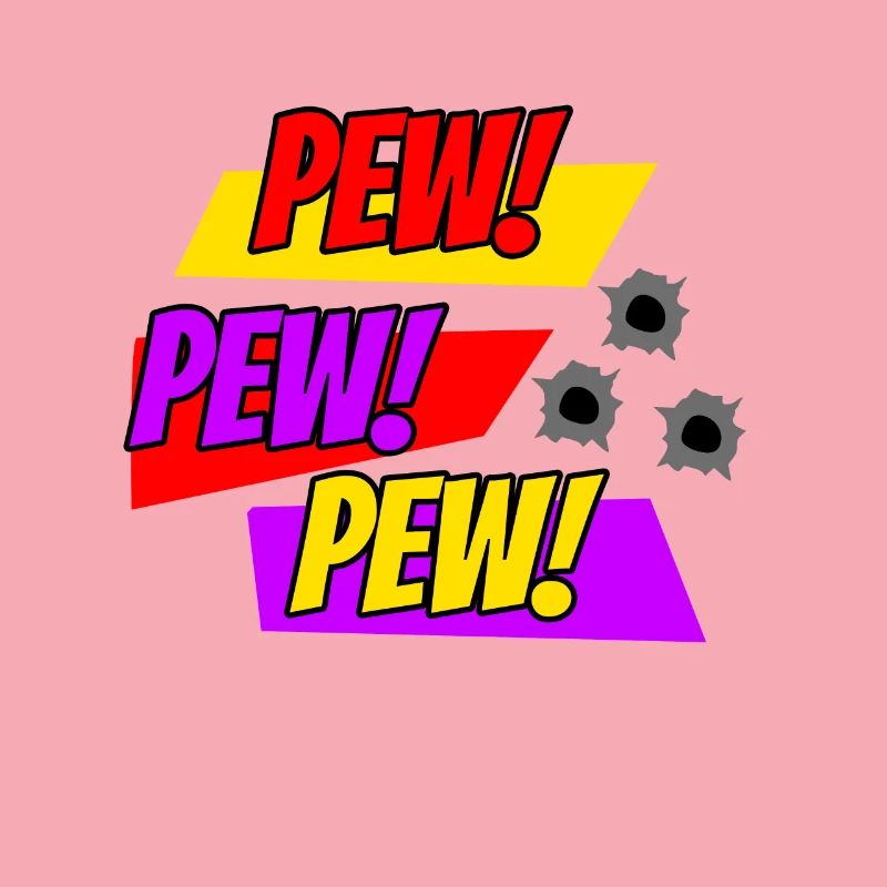 Comic PEW PEW Comic Style