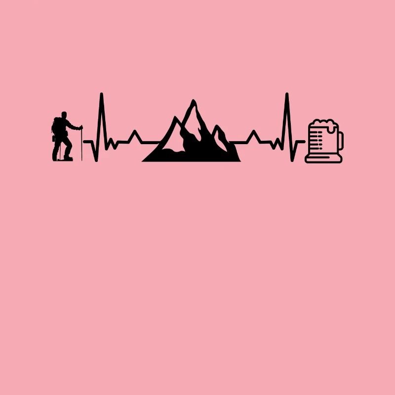 Wander und Bier Herzfrequenz Bergwandern