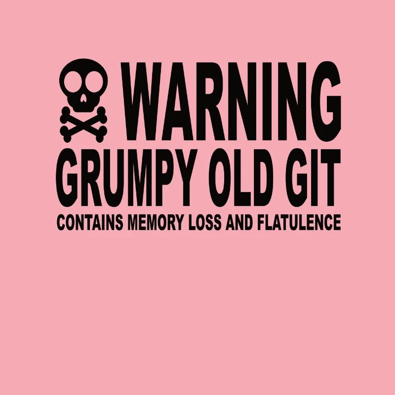 Warning Grumpy Old Git