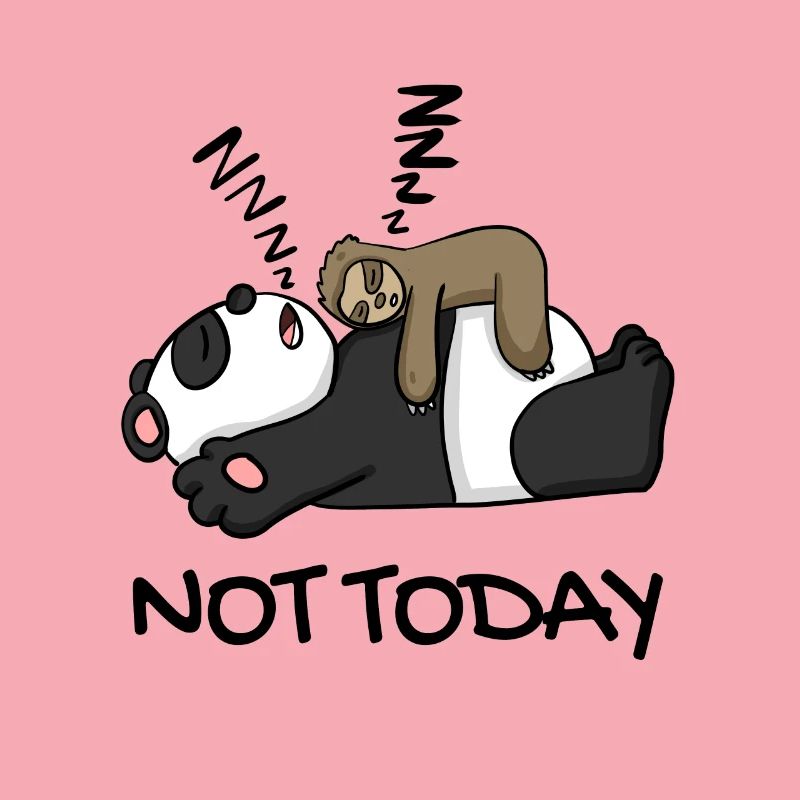 Sloth and panda