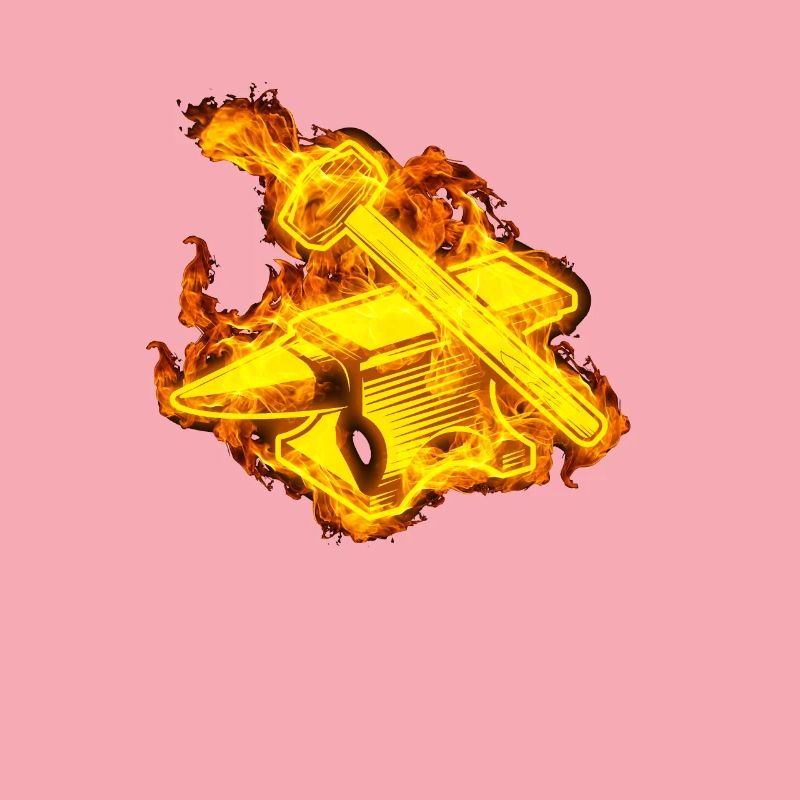 Feu Forge marteau forgeron