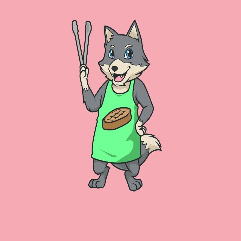 Wolf is grill master
