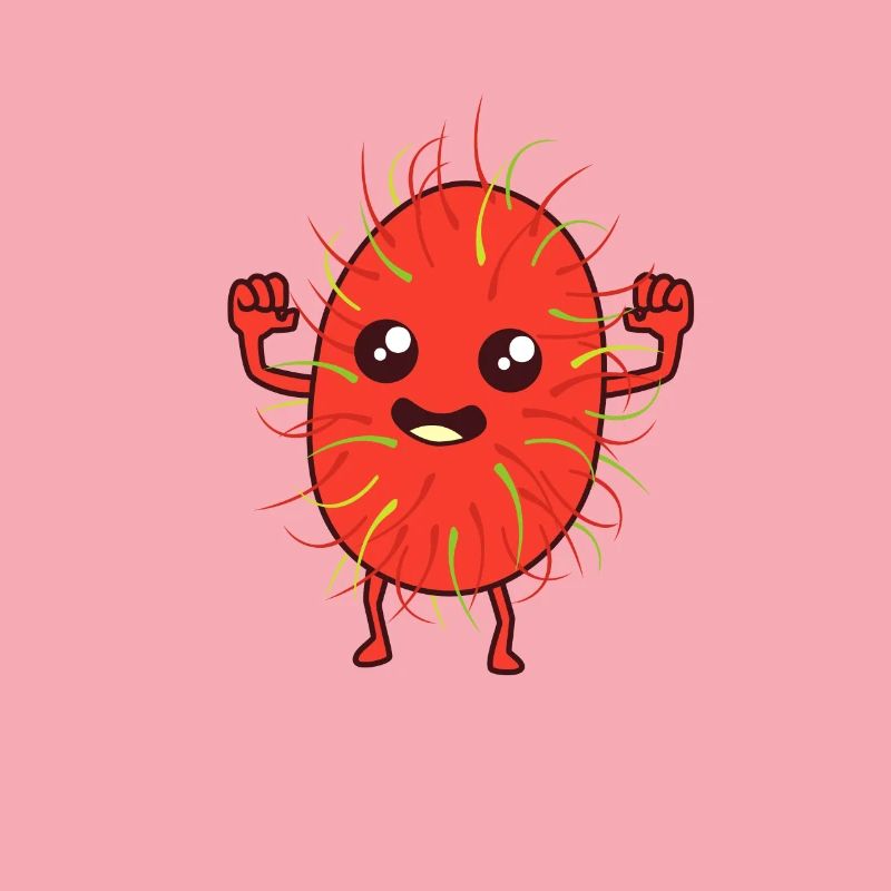 Kawaii Comic Ramboutan
