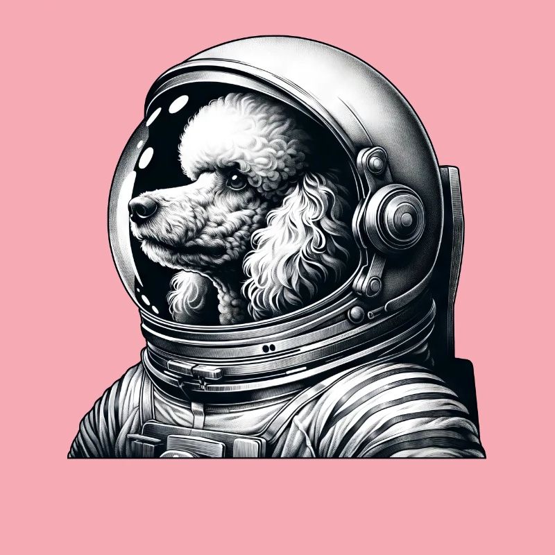 Caniche Astronaute Aventure Spatiale
