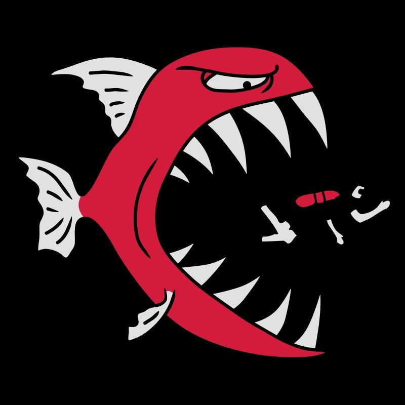 Monster Fish Eats Diver