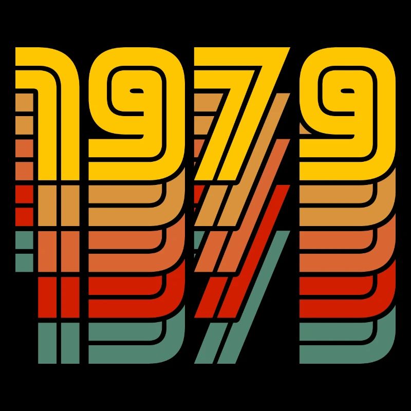 1979 vintage colorful