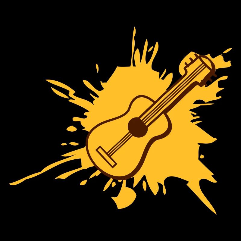 guitare éclaboussures goutte à goutte graffiti couleur coo