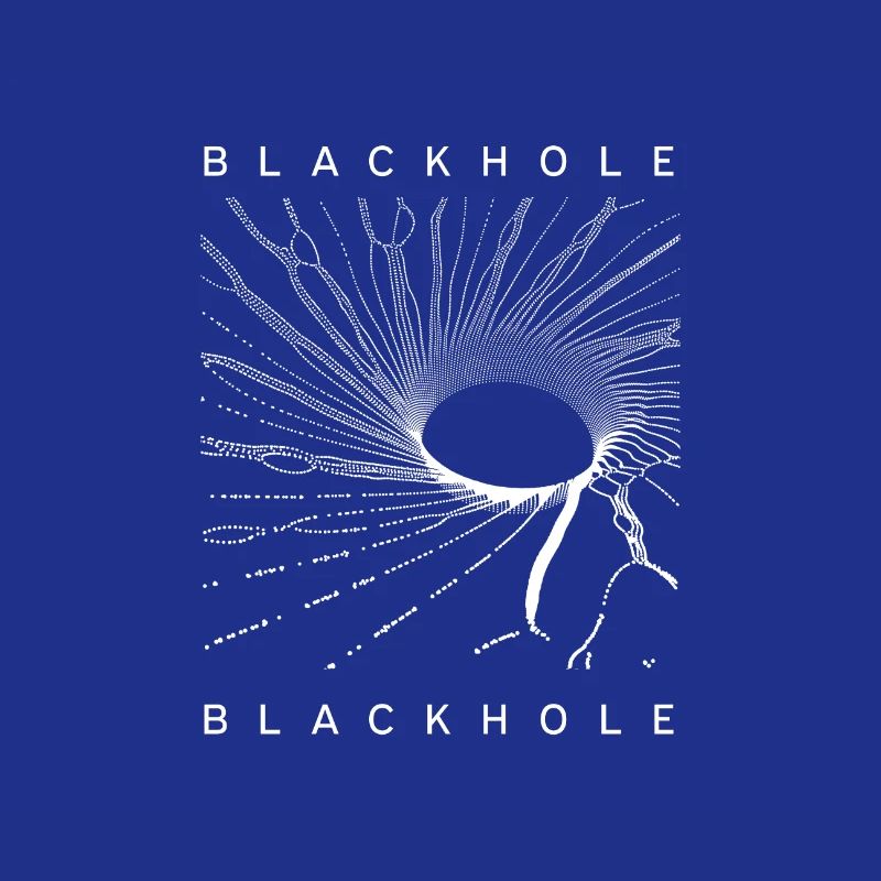 Black hole withe - Schwarzes Loch weiß
