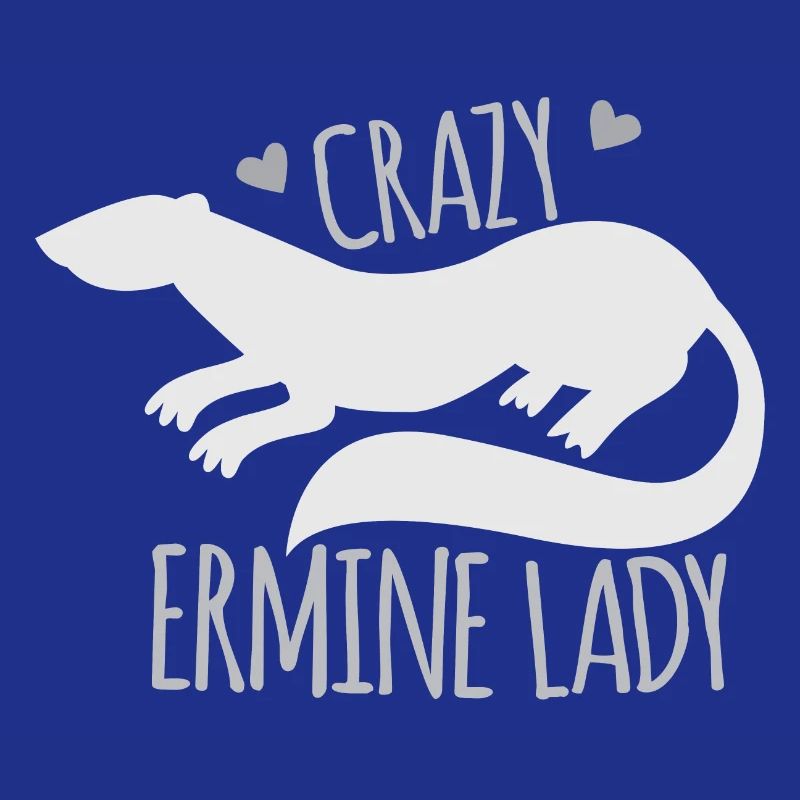 Crazy ermine lady
