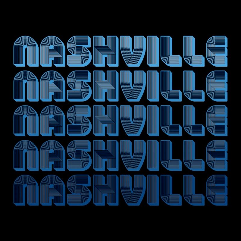 Typographie de Nashville, Tennessee