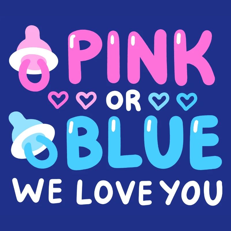 Gender Reveal Party Pink oder Blau