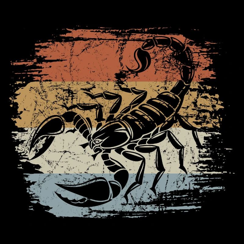Scorpion, Rétro - Vintage - Silhouette