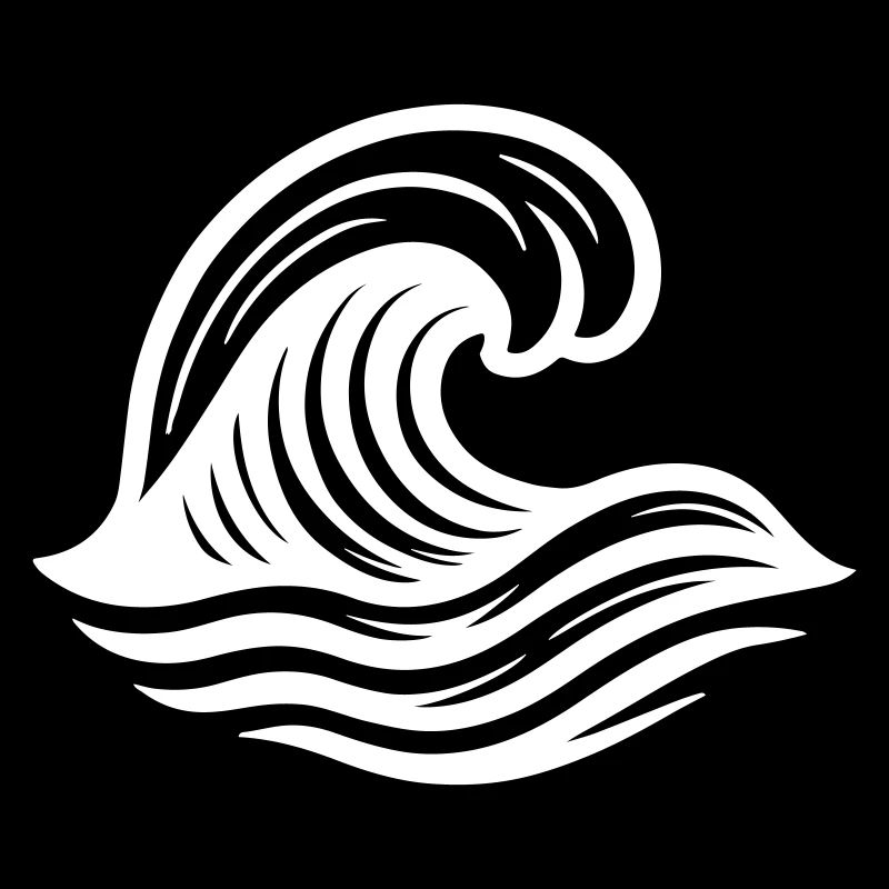 Wave Symbol Ocean