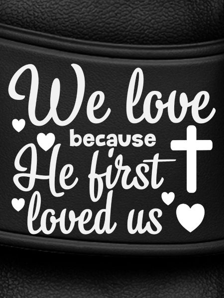 Religious love message illustration