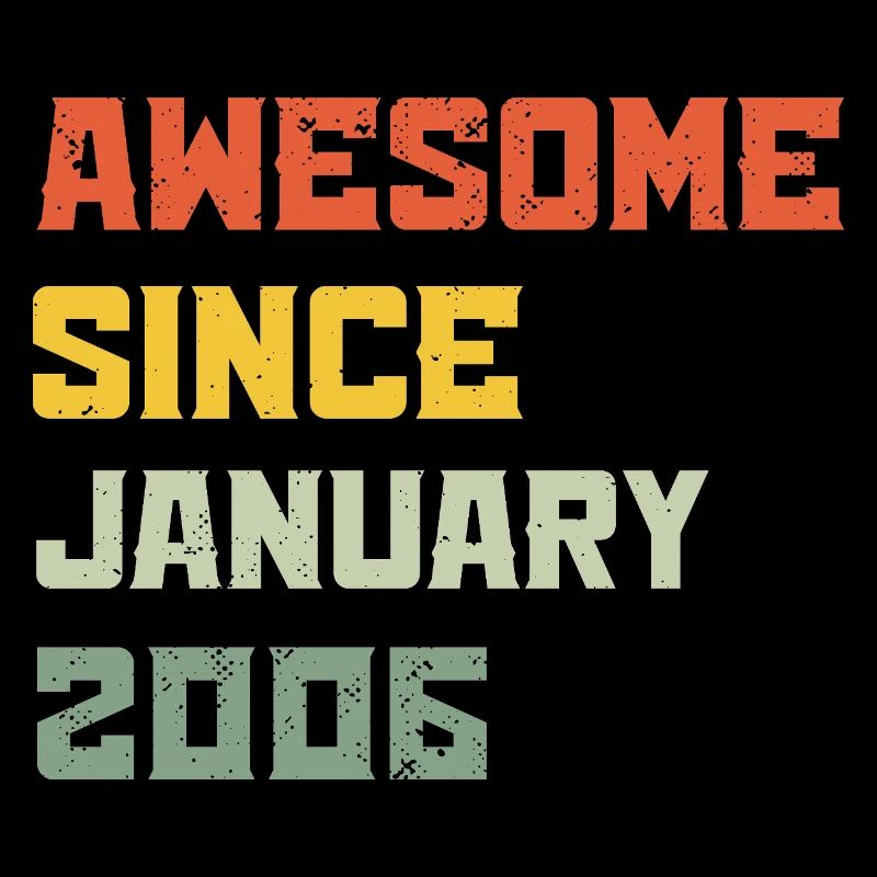Großartig seit Januar 2006 Geburtstagsgeschenk