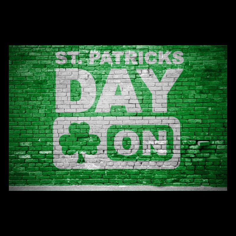 La Saint-Patrick est ouverte ! Graffiti