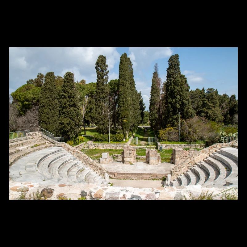 ruines de l’Odéon romain de la ville de Kos Île de Kos Sud