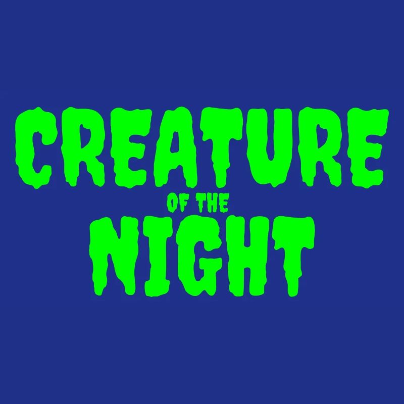 Creature of the Night Horror Text