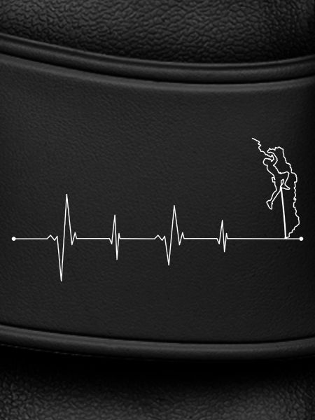 Climber on ECG Line