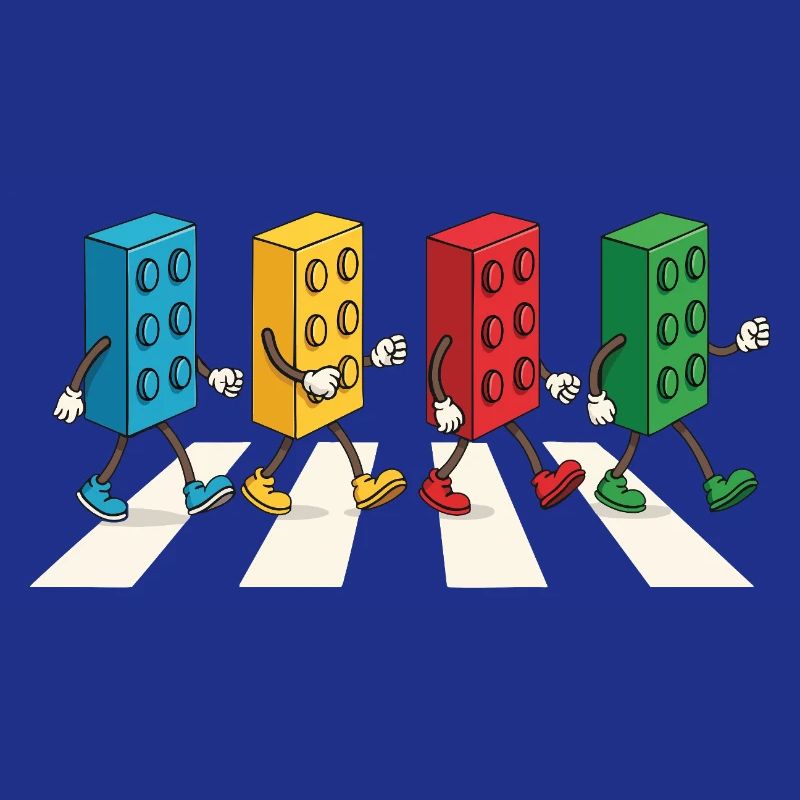 Zebra Made Of Bricks Creative Block Builder