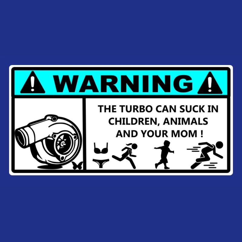 Danger Turbo Sticker