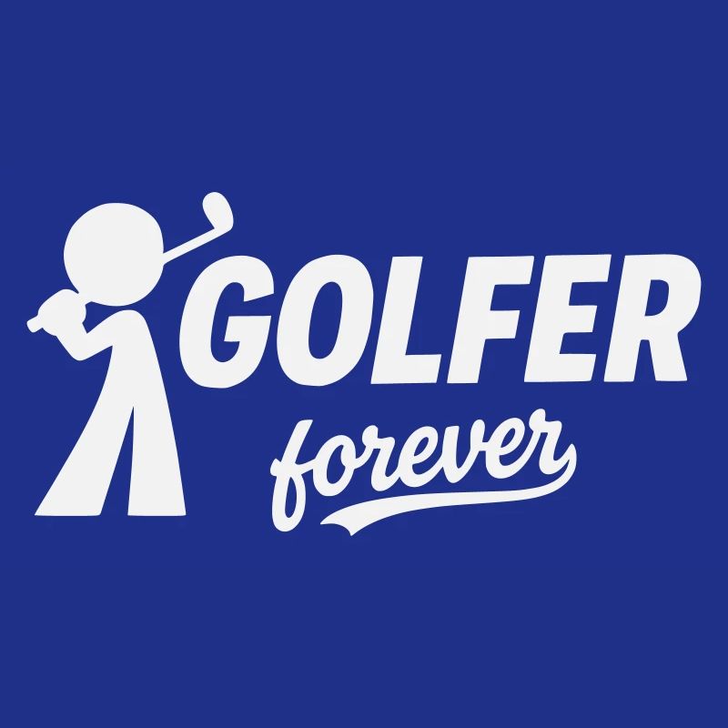 Golf, Golfer Forever Silhouette