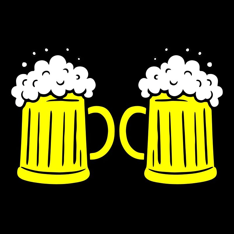 Verre à bière grillé