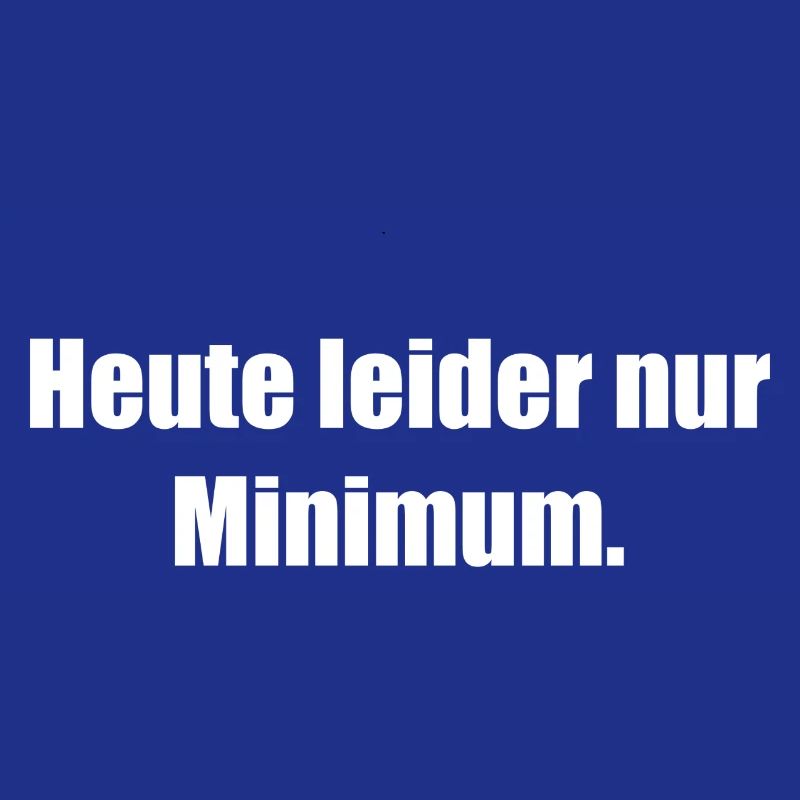 Unfortunately only a minimum today