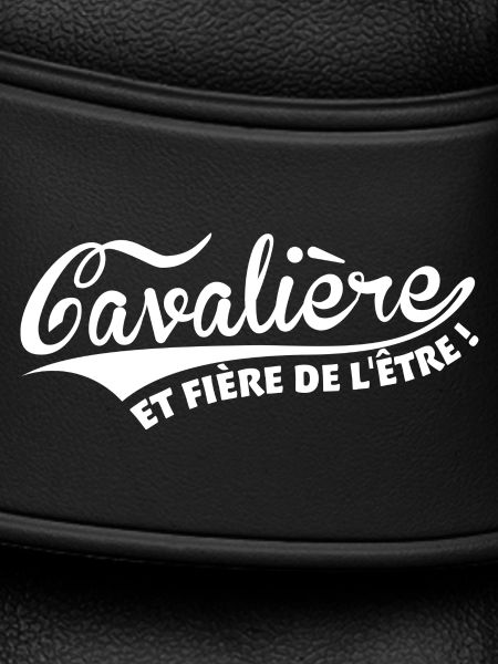 Cavalière et fière de l'être