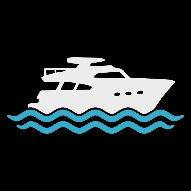 Yacht Silhouette Motorboat