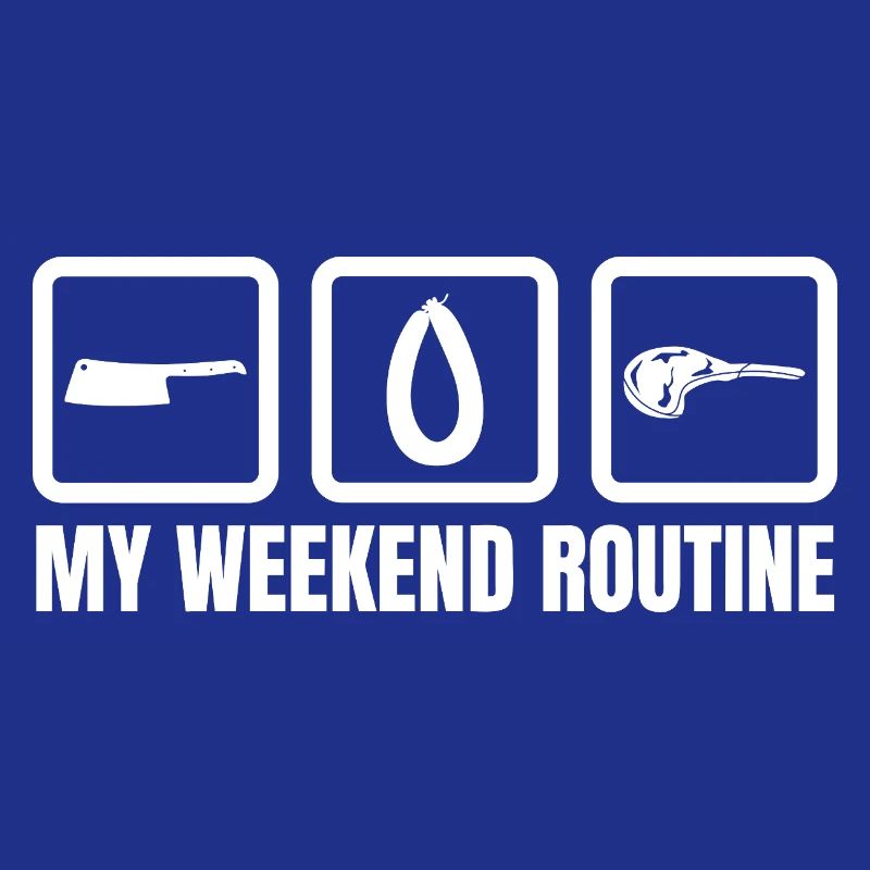Routine du week-end chez le boucher