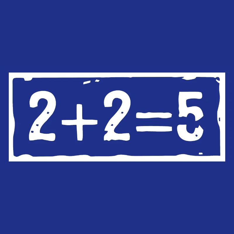 2 plus 2 ergibt 5 (dunkel)