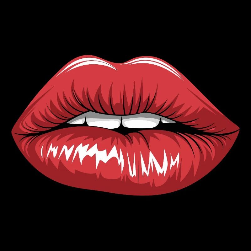 Luscious Red Lips