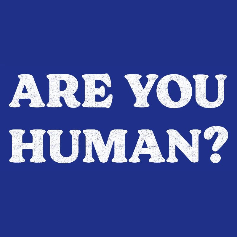 Human existential question bold typography