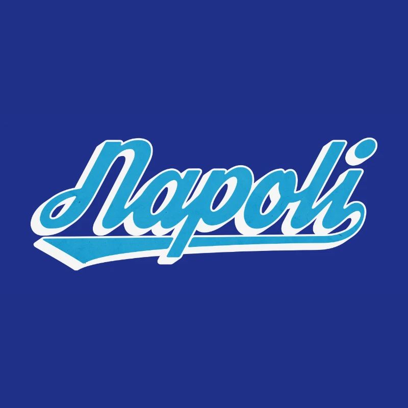 Napoli Rétro Script Blue