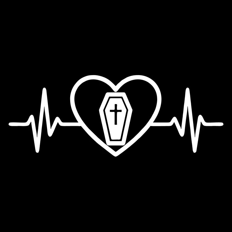 Heart Halloween Coffin
