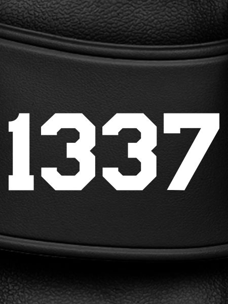 1337 – White Text Design