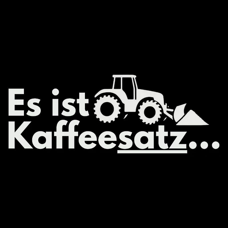 Kaffee-Ernte Traktor Motiv