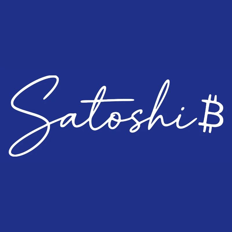 Satoshi Lettering Bitcoin Symbol Script Crypto