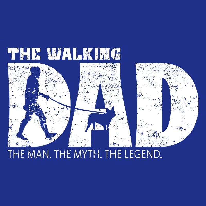 Frenchie Bouledogue française The Walking Dad