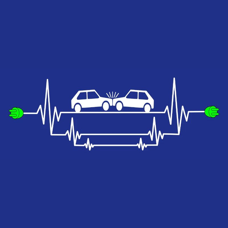 Gefährlicher E-Auto Unfall