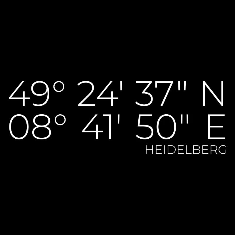 coordinates Heidelberg