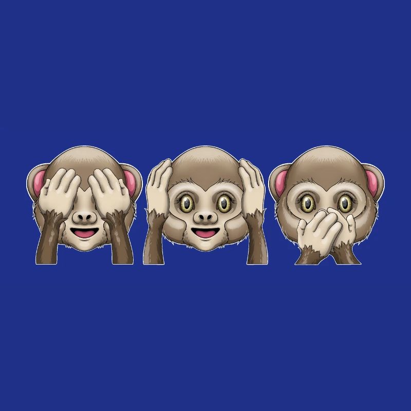 see no evil, hear no evil, speak no evil