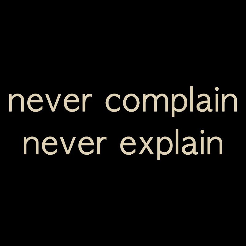 never