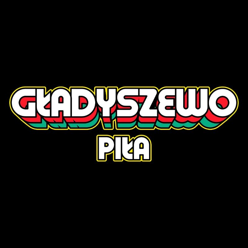 Gładyszewo Piła. Retro District Name