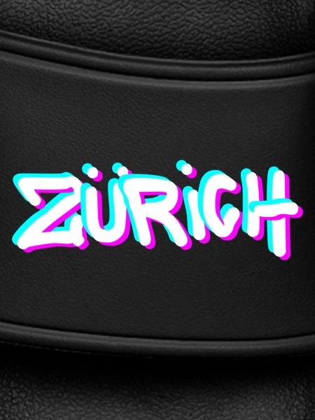 Graffiti néon de Zurich