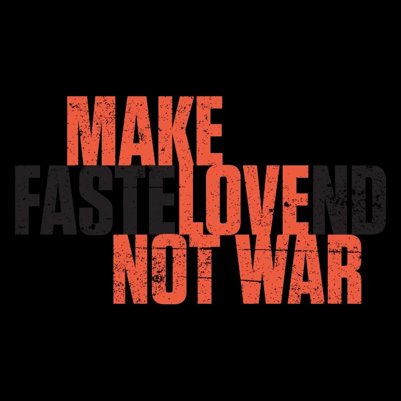 Make Fastelovend Love not war Karneval