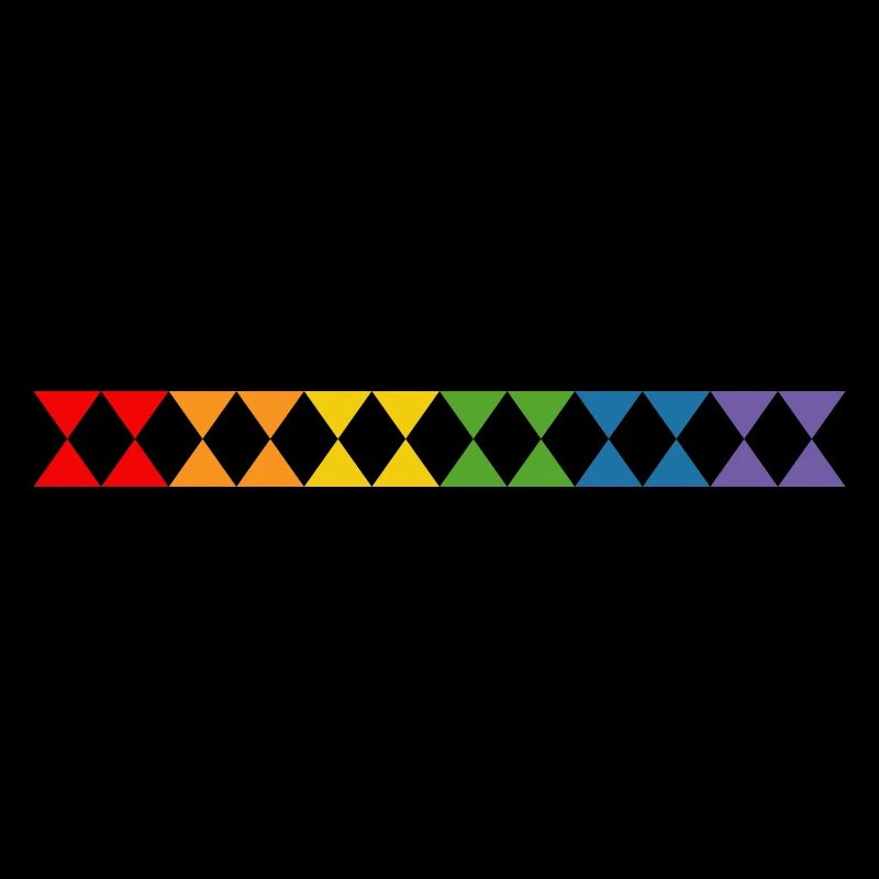 Triangles arc-en-ciel